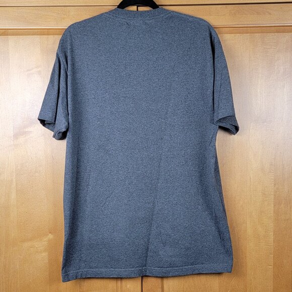 NFL Team Apparel Mens San Francisco 49rs Football Crew Neck Heather Grey Tee - L - Picture 3 of 5